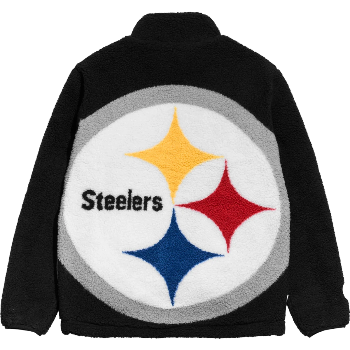 Pittsburgh Steelers Full Zip Sherpa Fleece Jacket