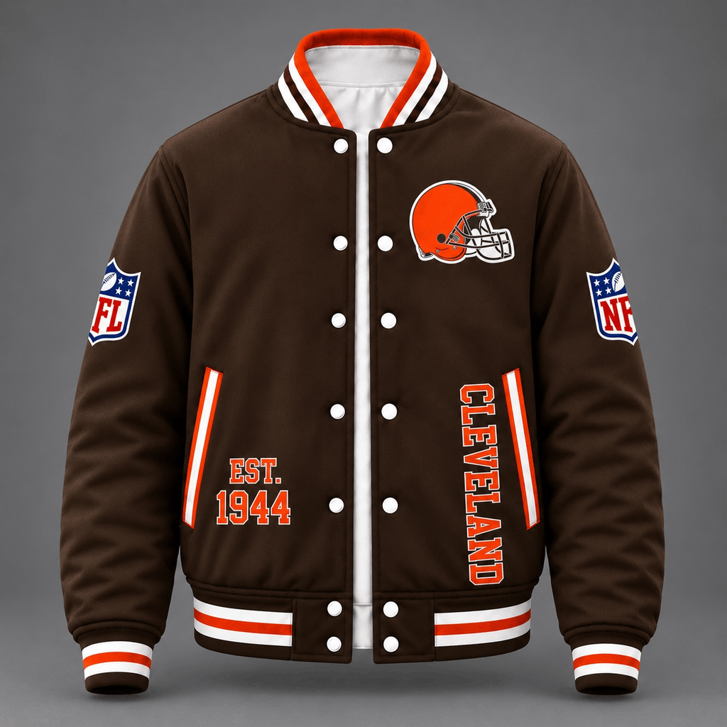 Cleveland Browns Brown Varsity Jacket
