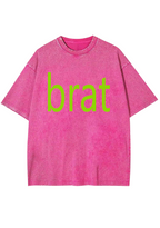 Green Brat Y2K Washed Tee
