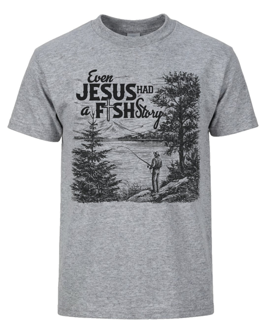 "Jesus Fish Story" T-shirt