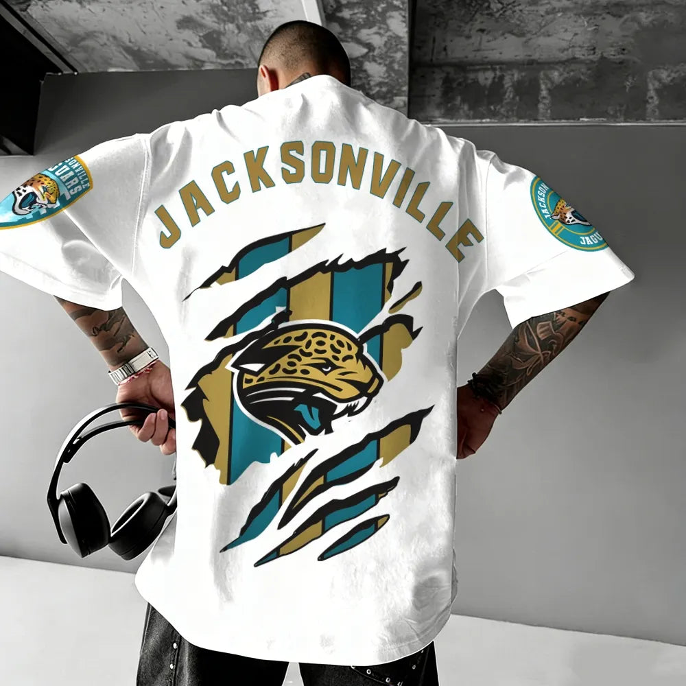 Unisex "Jacksonville Jaguars" Inspired Trendy T-shirt