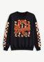 Women's Cincinnati Bengals Floral Bow Crewneck Sweatshirt