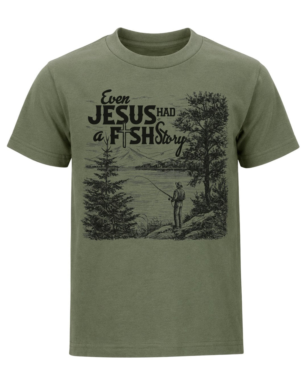 "Jesus Fish Story" T-shirt