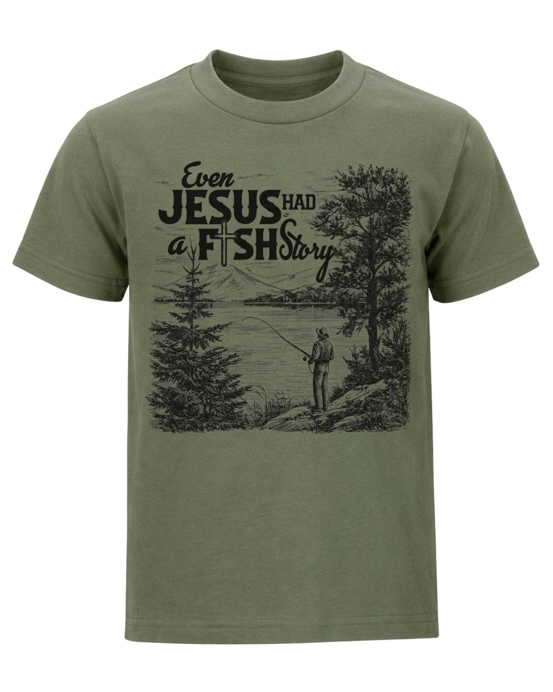 "Jesus Fish Story" T-shirt