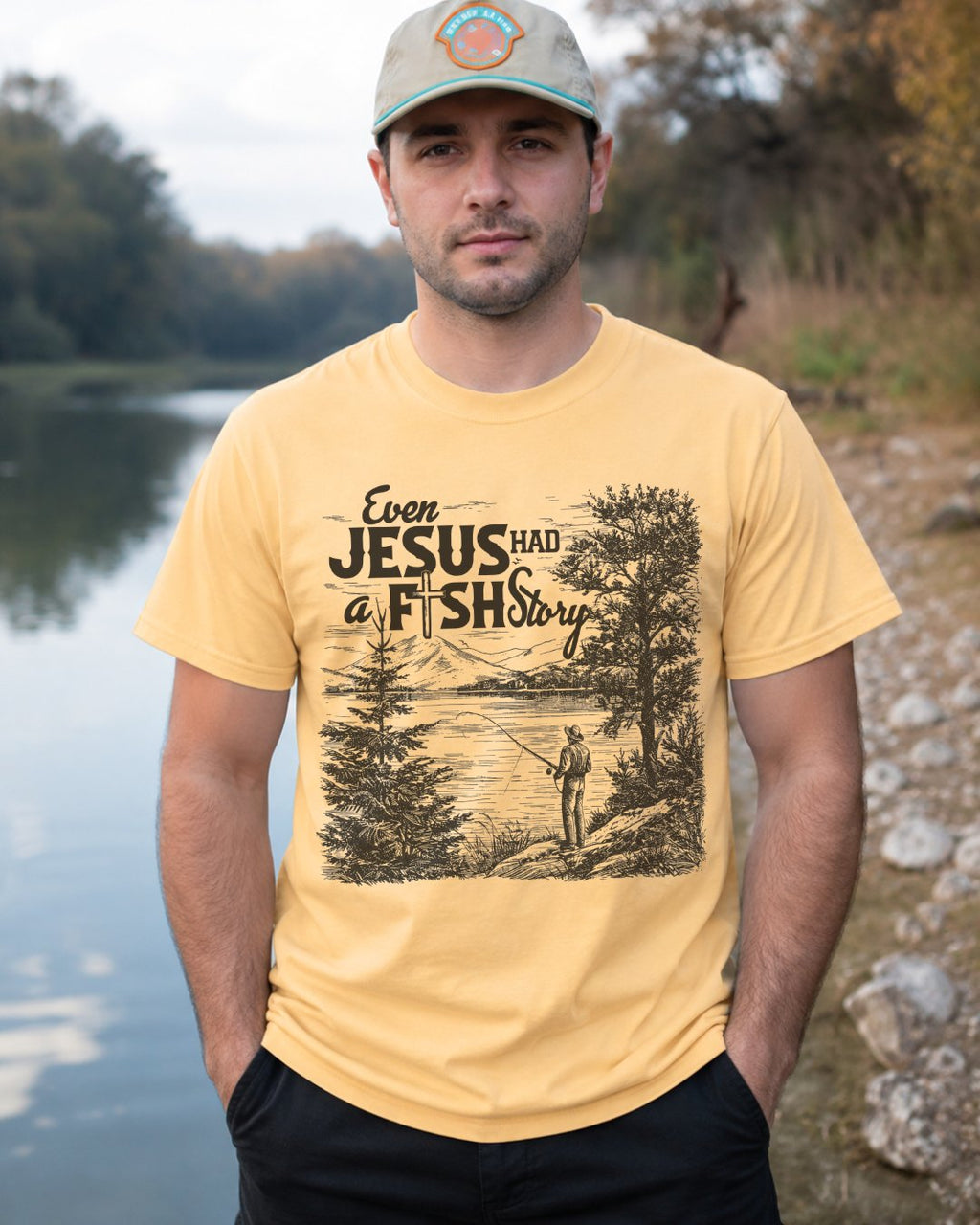 "Jesus Fish Story" T-shirt
