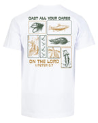Faith & Fishing "Cast Your Cares" T-shirt