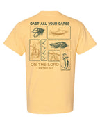Faith & Fishing "Cast Your Cares" T-shirt