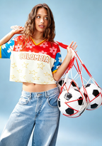 Bloom Star Colombia Cropped Mesh Jersey Shirt