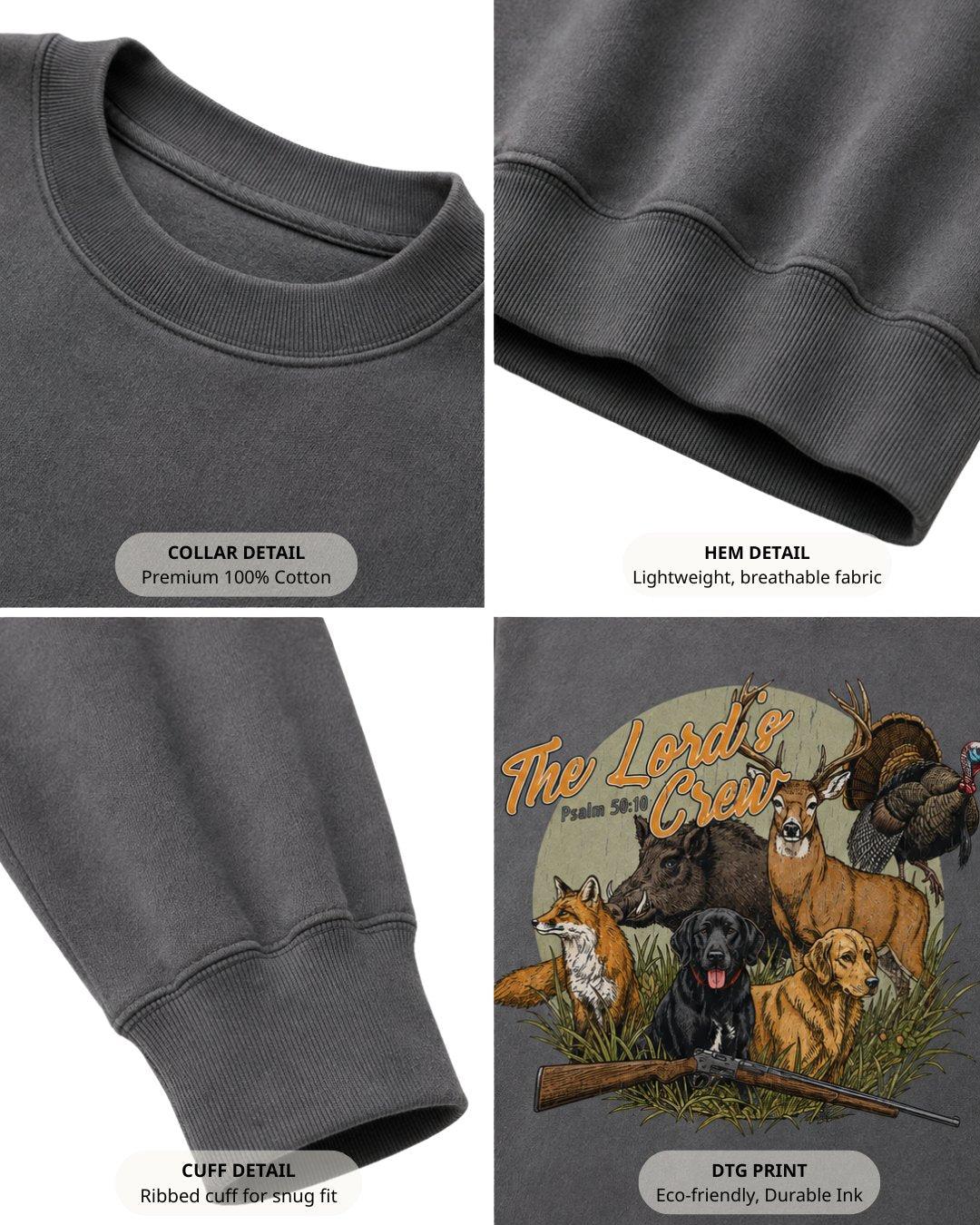 The Lord's Crew PSALM 5010 Sweatshirt Secondary image