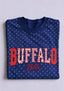 Women's Buffalo Bills Polka Dot Game Day Crewneck Sweatshirt