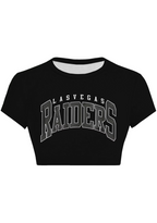 Las Vegas Raiders Raider Head Mascot Tops & Elasticated Trousers Two-Piece Set