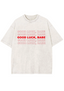 Good Luck Babe Y2K Washed Tee