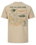 Faith & Fishing "Cast Your Cares" T-shirt
