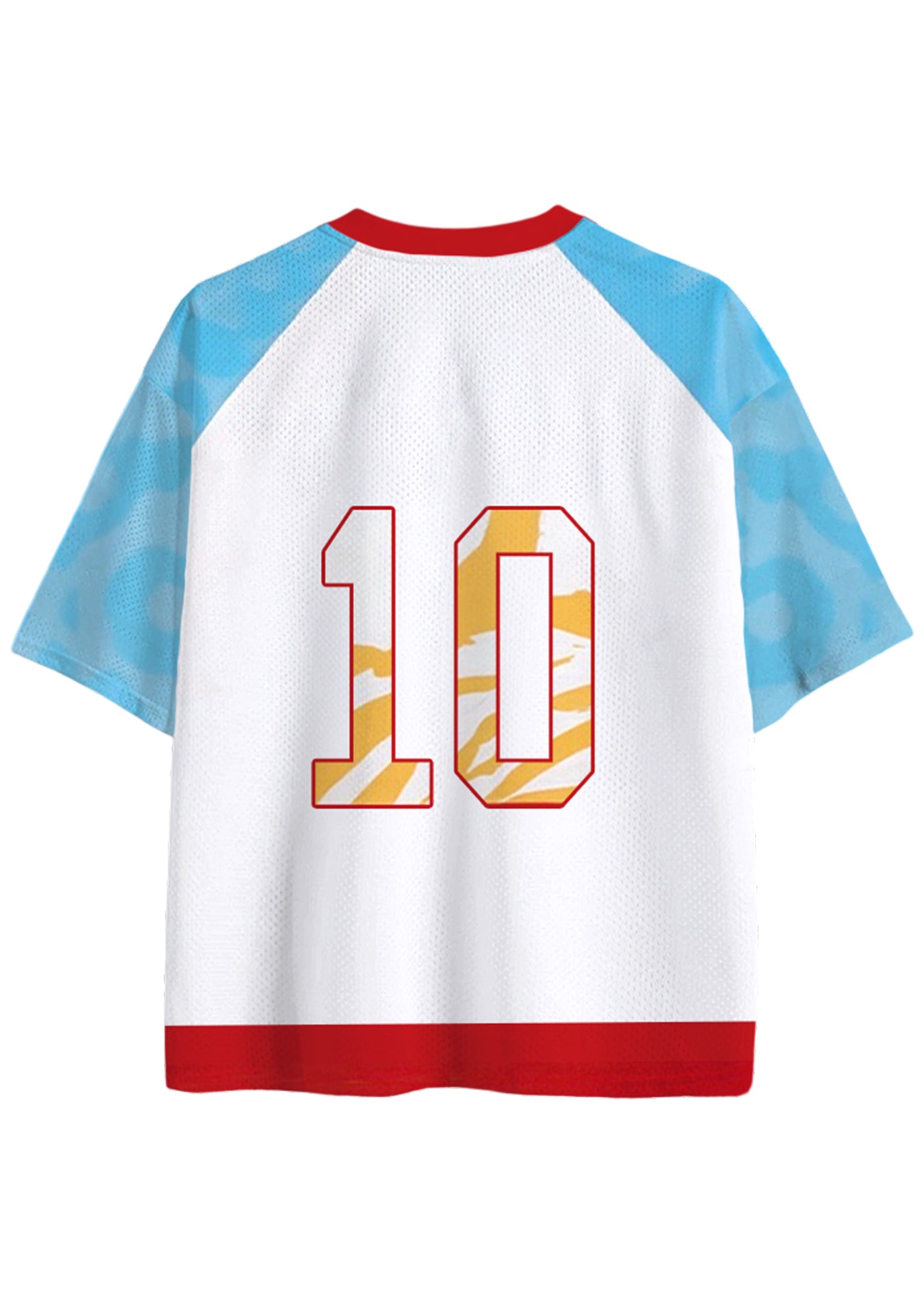 Abstract Gold Stripe Colombia Mesh Jersey Shirts