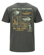 Faith & Fishing "Cast Your Cares" T-shirt