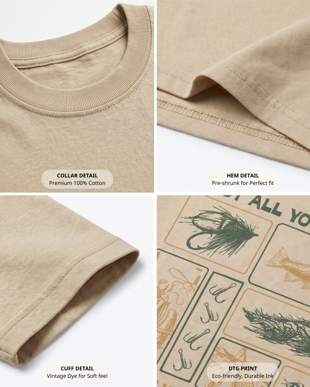 Faith & Fishing "Cast Your Cares" T-shirt Secondary image