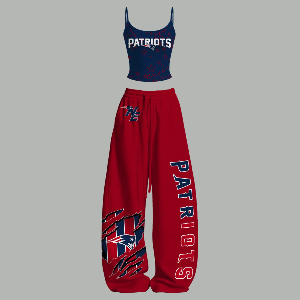 New England Patriots Top & Elasticated Trousers Two-Piece Set Main image