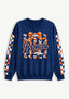 Women's Denver Broncos Floral Bow Crewneck Sweatshirt