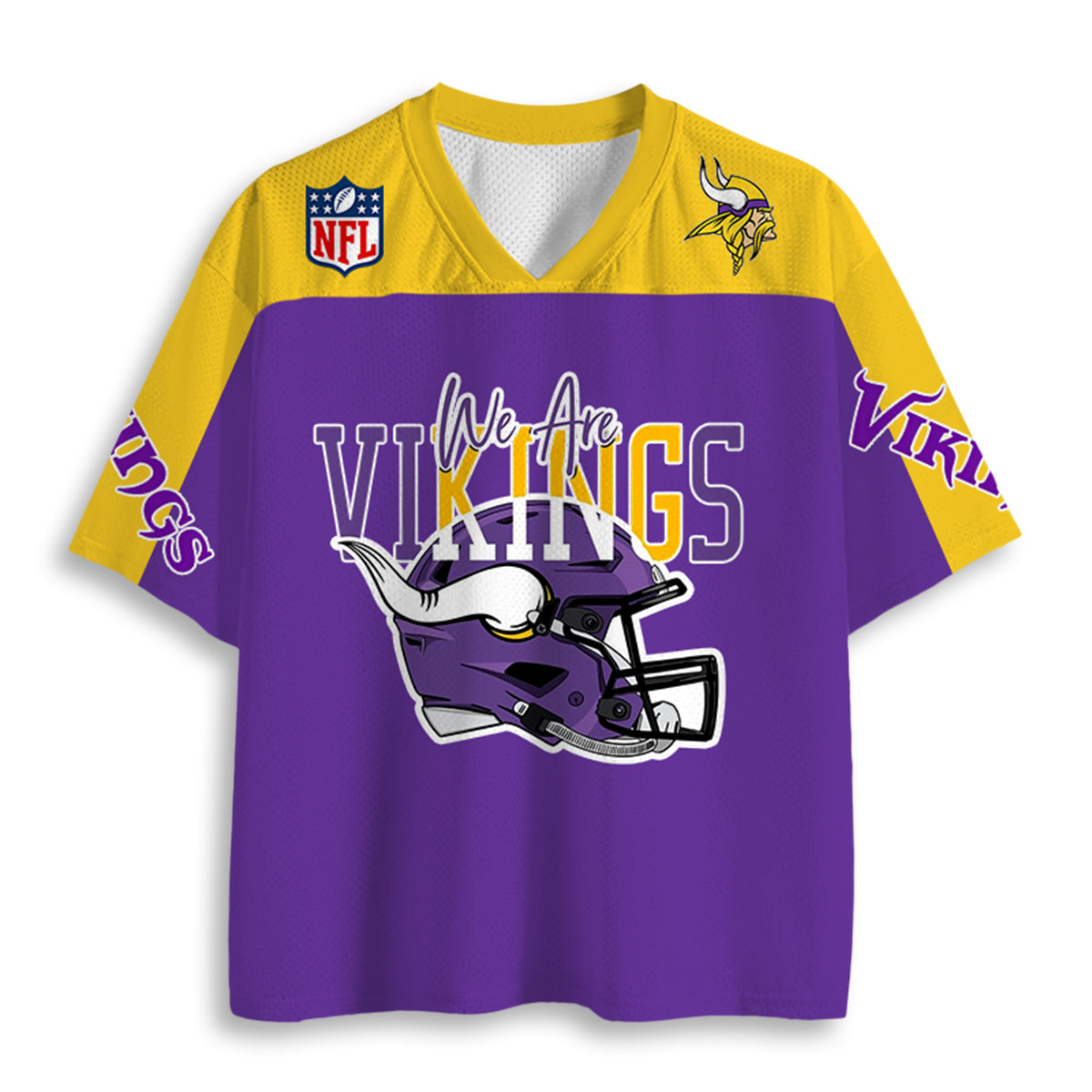 Minnesota Vikings We Are Vikings Graphic Jersey Shirts Secondary image