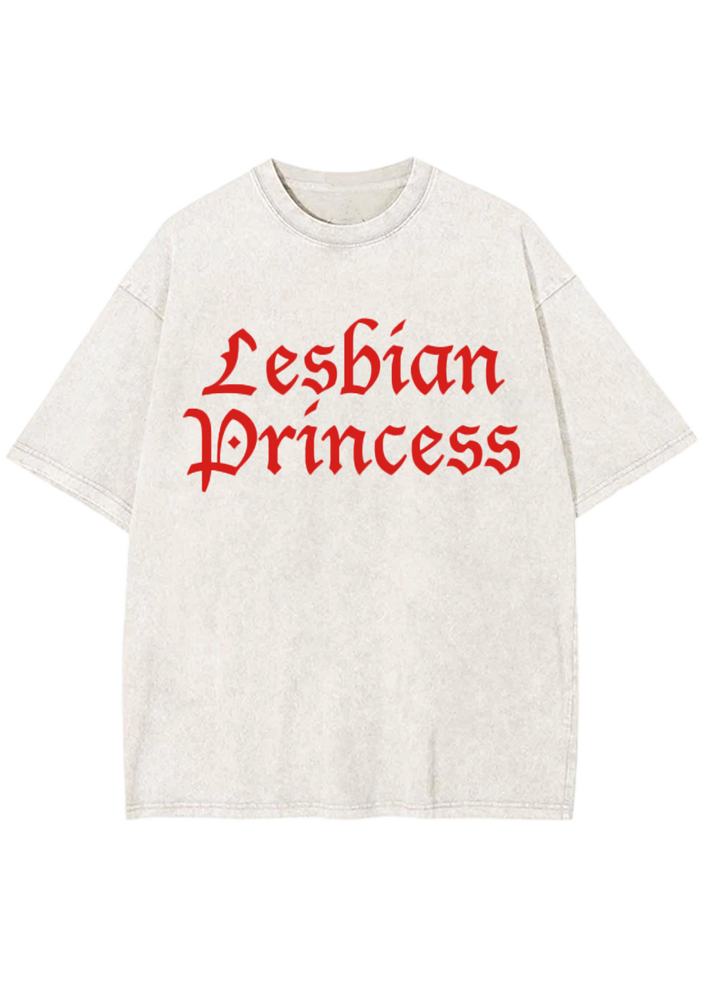 Lesbian Princess Y2K Washed Tee