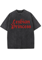 Lesbian Princess Y2K Washed Tee