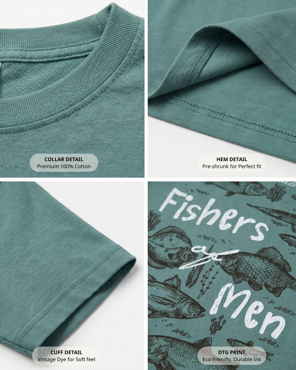 "Fishers of Men" Matthew 4:19 T-shirt