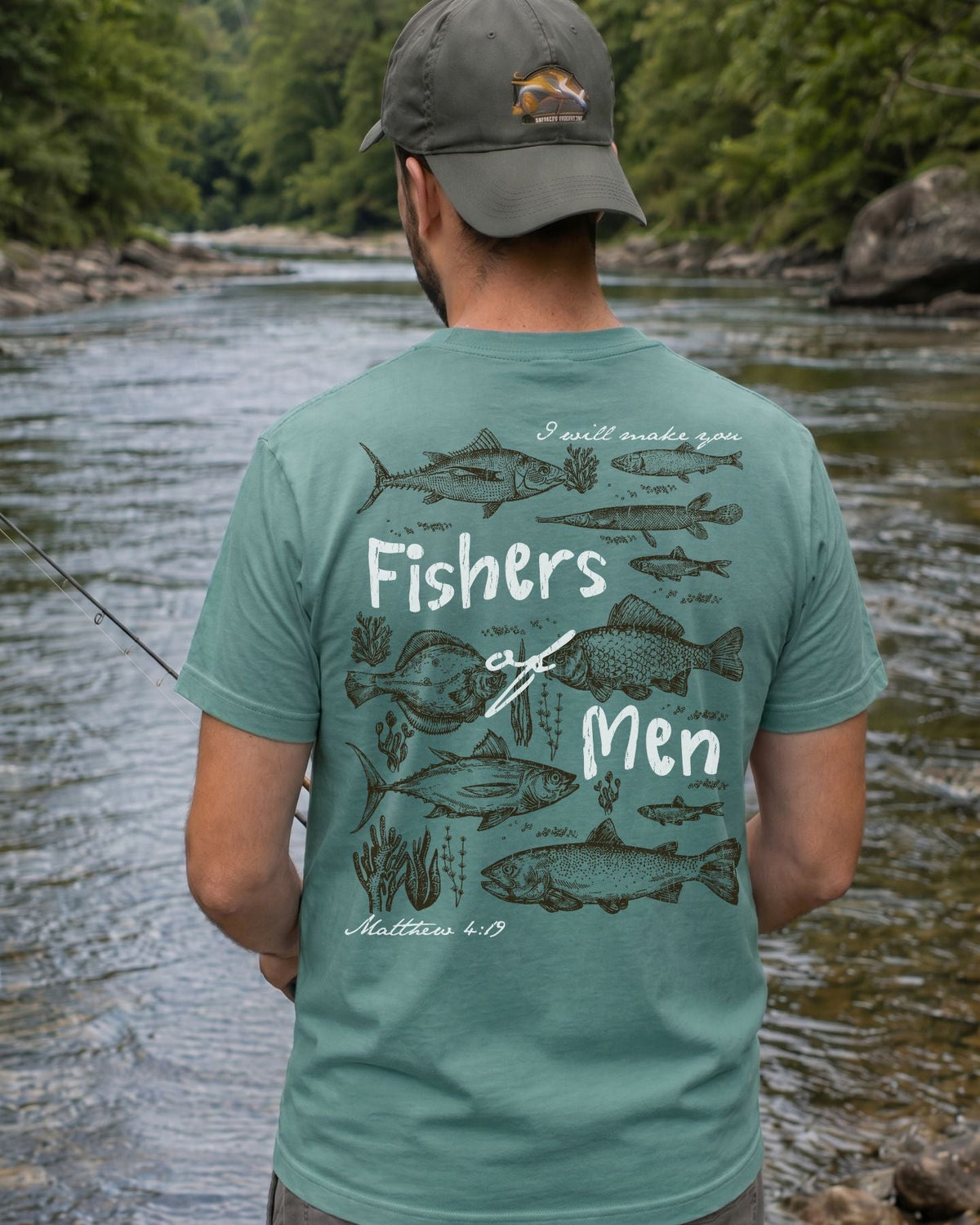 "Fishers of Men" Matthew 4:19 T-shirt
