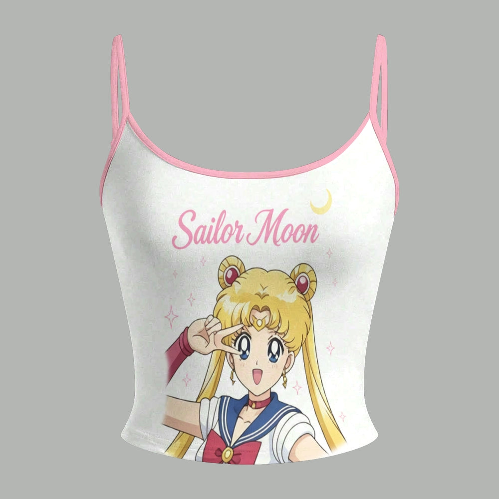 Sailor Moon Top & Elasticated Trousers Two-Piece Set