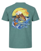 Matthew 4:19 Redfish Angler Faith Based T-shirt