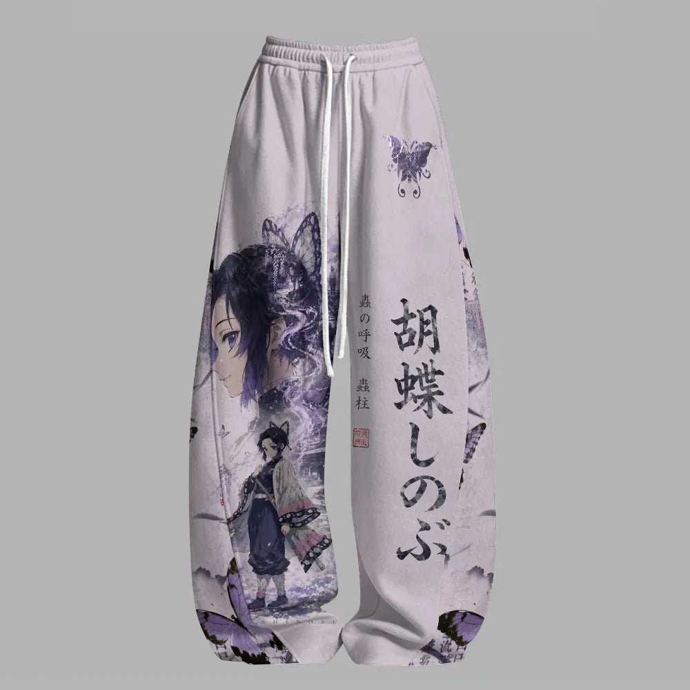 Demon Slayer Tight Casual Camisole Tops & Elasticated Trousers Two-Piece Set