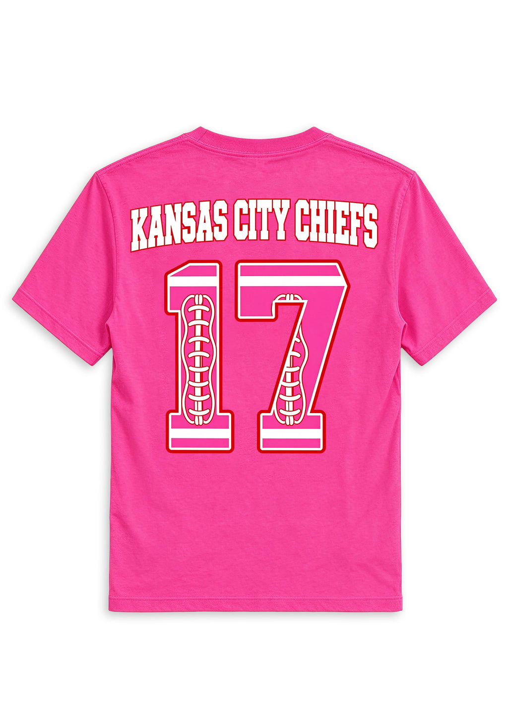 Kansas City Chiefs Pink Out Tackle Breast Cancer Awareness V-Neck T-Shirt