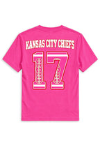 Kansas City Chiefs Pink Out Tackle Breast Cancer Awareness V-Neck T-Shirt