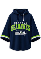 Women’s Seattle Seahawks 3/4 Dolman Sleeve Hoodie