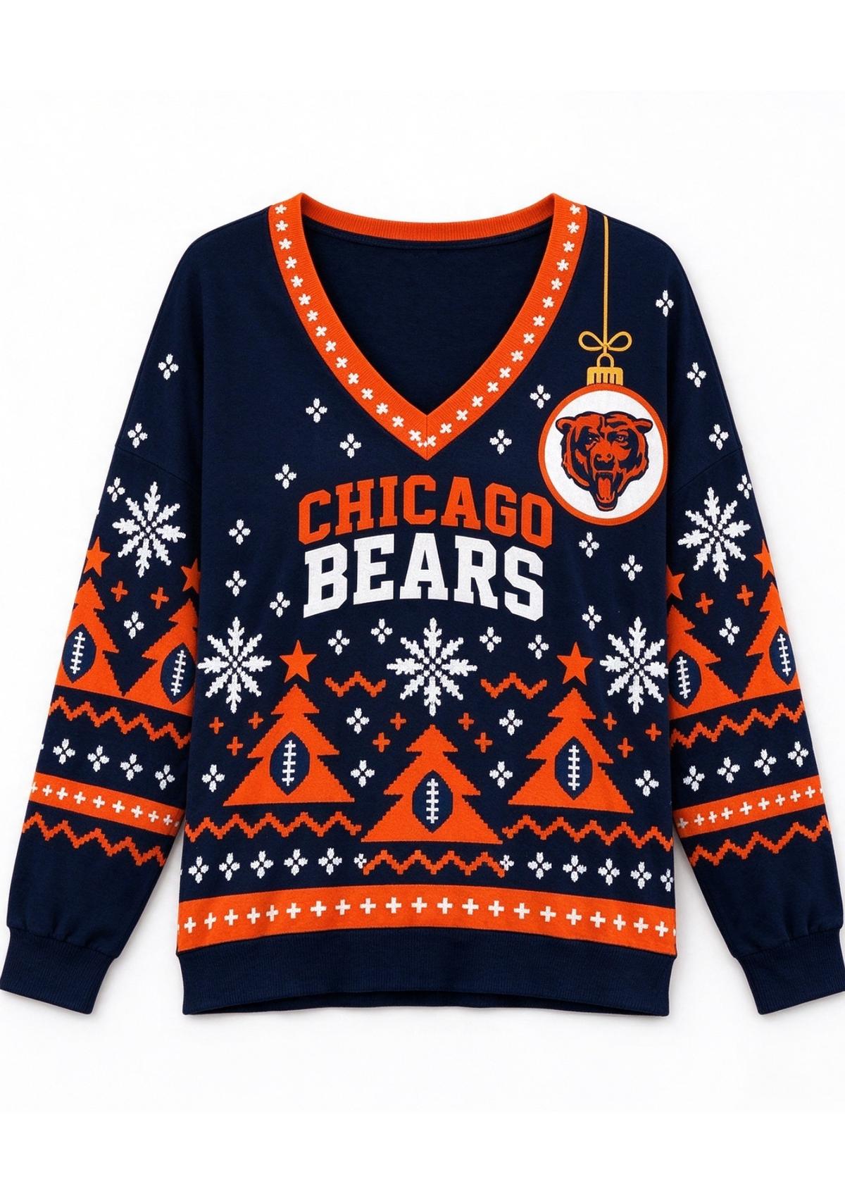 Women’s Chicago Bears Ugly NFL Christmas Sweatshirt