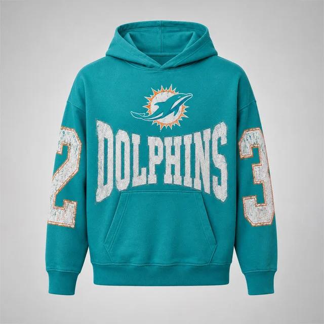 Miami Dolphins 2‑3 Number Print Hoodie Main image