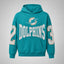 Miami Dolphins 2‑3 Number Print Hoodie