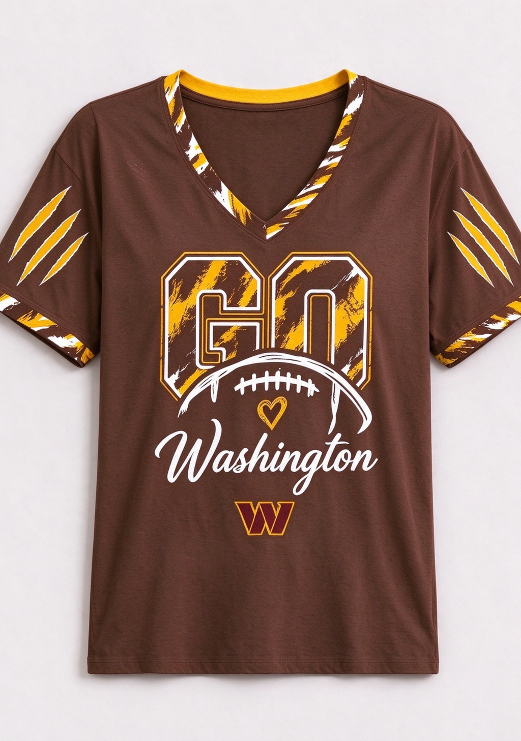 Washington Commanders NFL Fan V-Neck T-Shirt