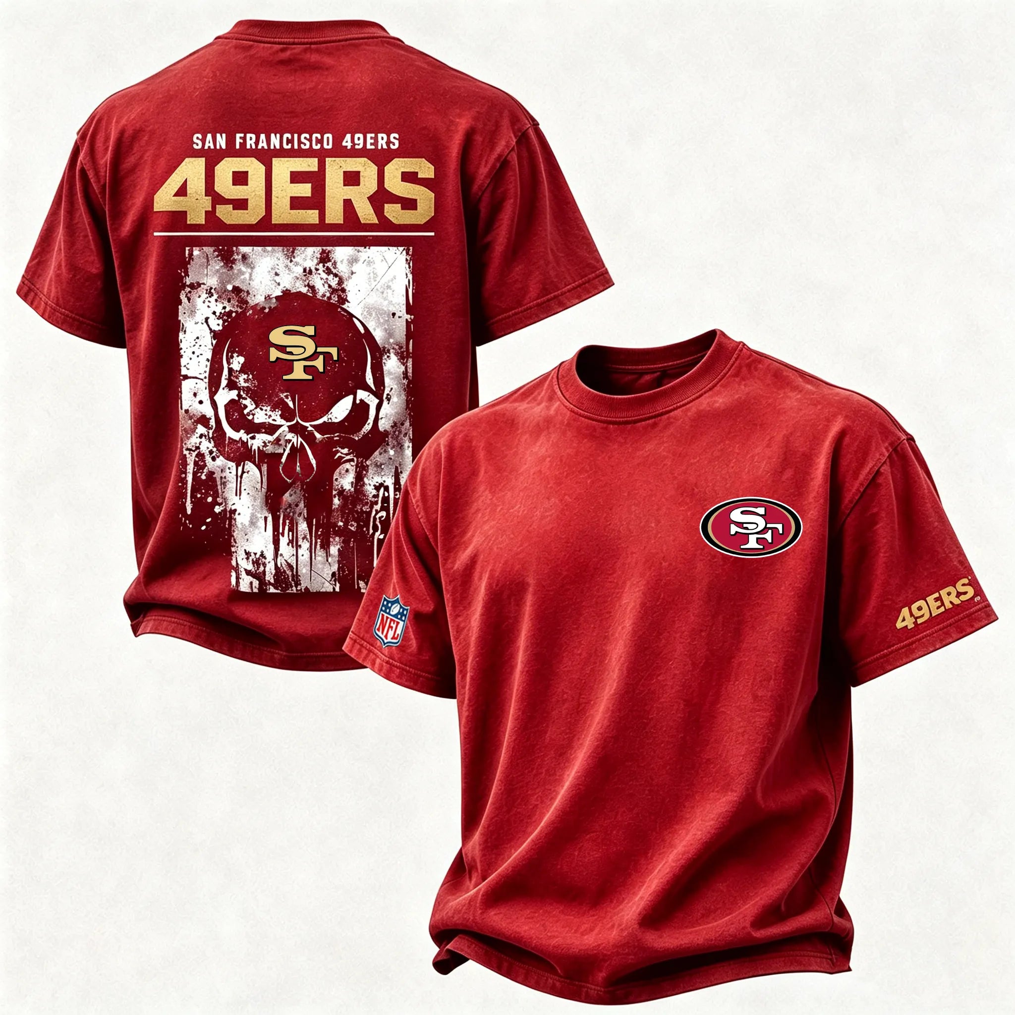 San Francisco 49ers Men's All-Over Print T-Shirt