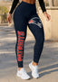 New England Patriots Workout Leggings For Lady