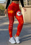 Kansas City Chiefs Workout Leggings For Lady