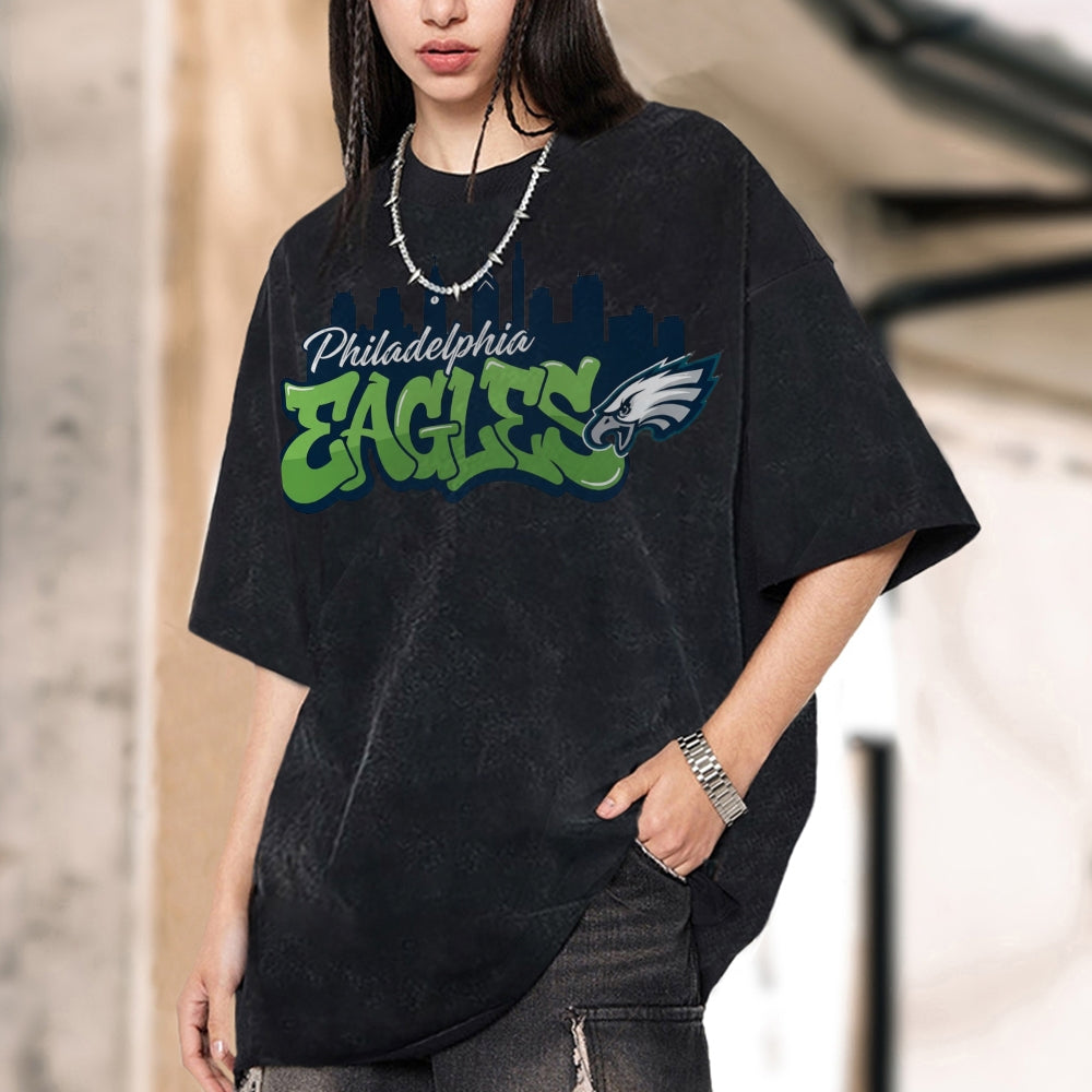 Philadelphia Eagles Unisex Vintage Washed T-shirt Secondary image