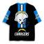 San Diego Los Angeles Chargers Helmet Graphic Jersey Shirts