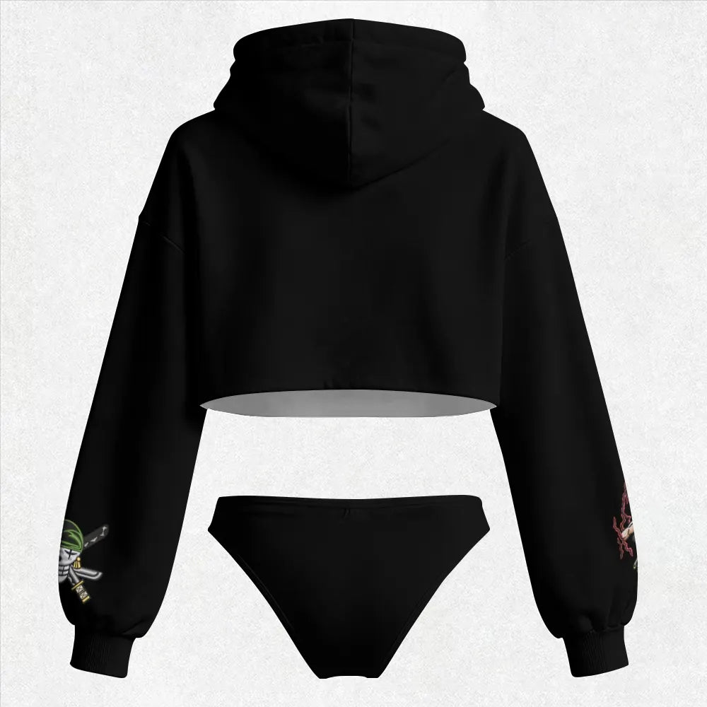Women's Hooded Thicken Suit Set 2605014578