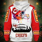 Kansas City Chiefs 2026 New 3D Graphic Hoodie