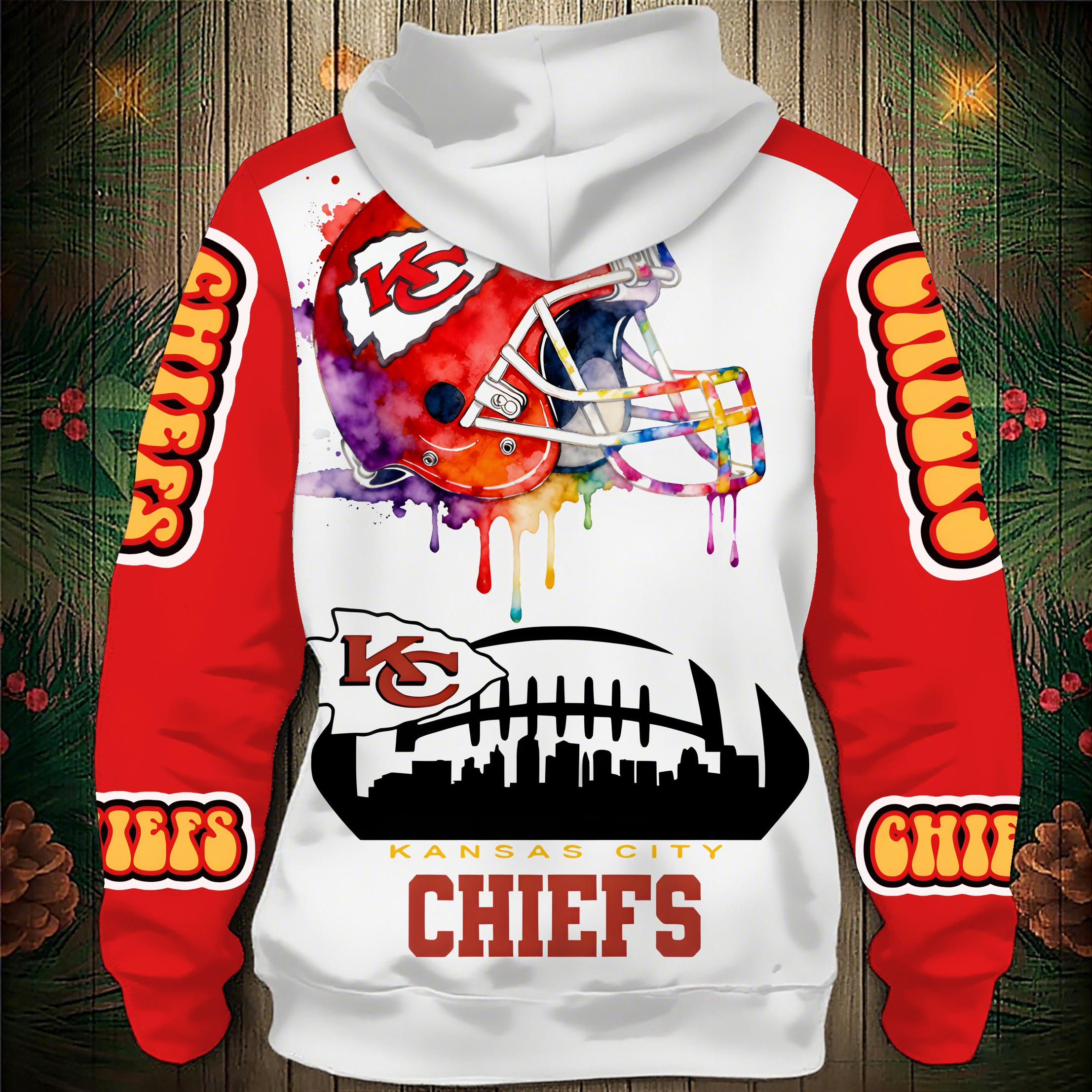 Kansas City Chiefs 2026 New 3D Graphic Hoodie