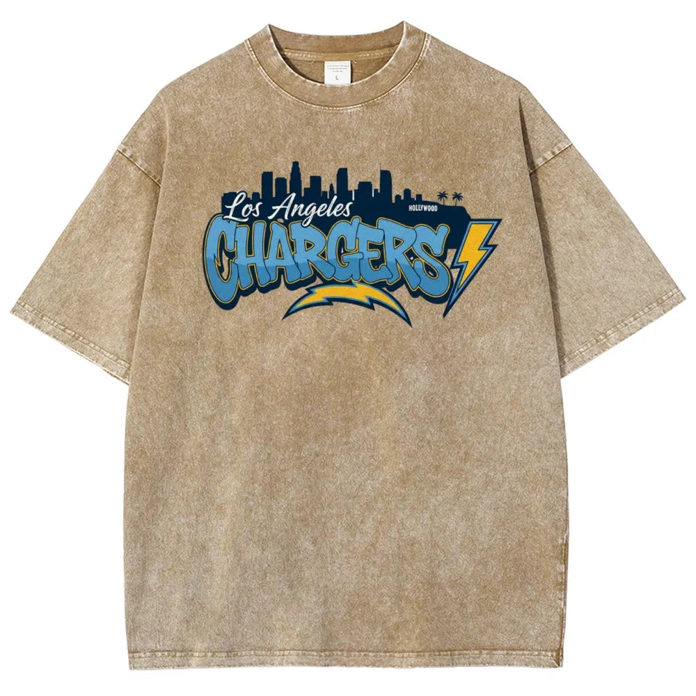 Los Angeles Chargers Unisex Vintage Washed T-shirt