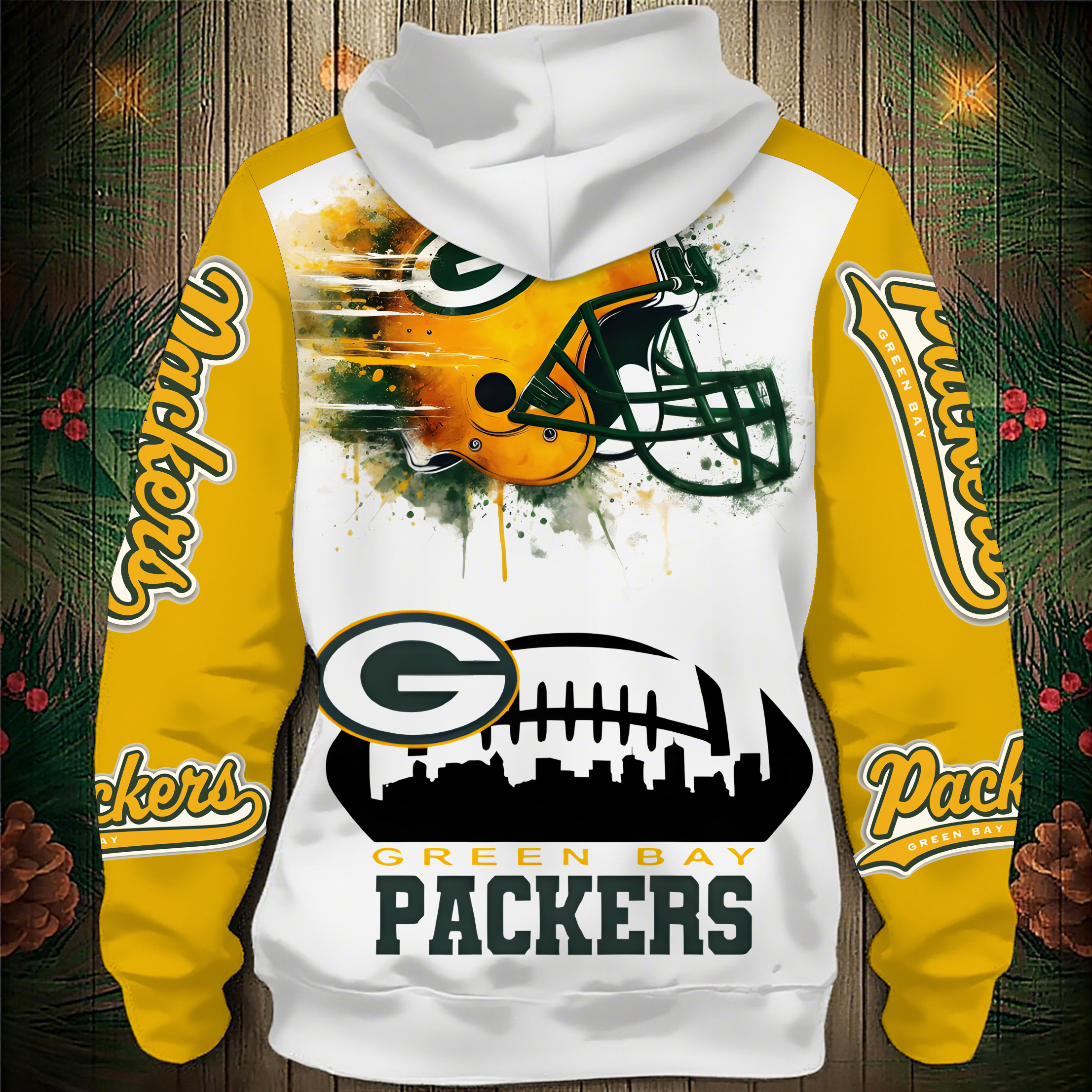 Green Bay Packers 2026 New 3D Graphic Hoodie Secondary image