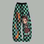 Demon Slayer Top & Elasticated Trousers Two-Piece Set
