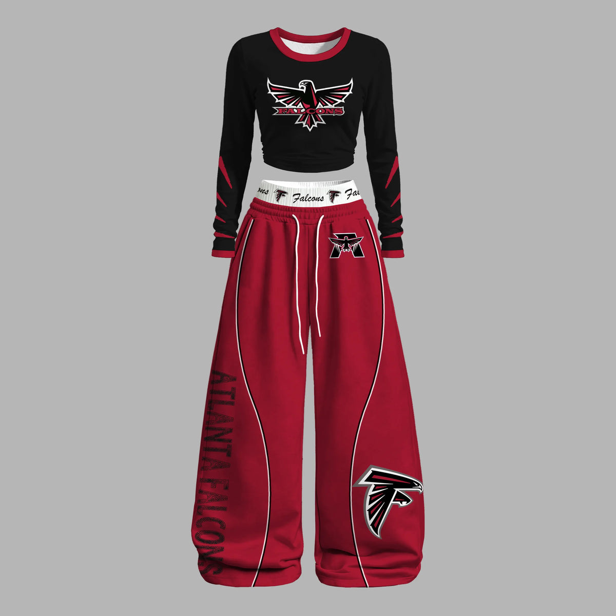 "Atlanta Falcons" Long-sleeved double-layer stretch pants set Main image