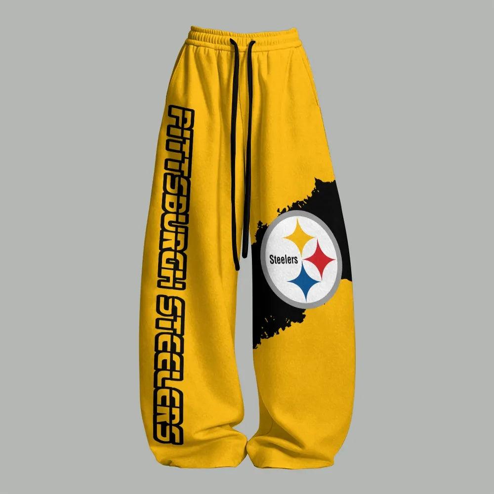 Pittsburgh Steelers Top & Elasticated Trousers Two-Piece Set | NFL